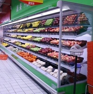 _ Supermarket Open Chiller/upright Commercial Refrigerator For Fruit