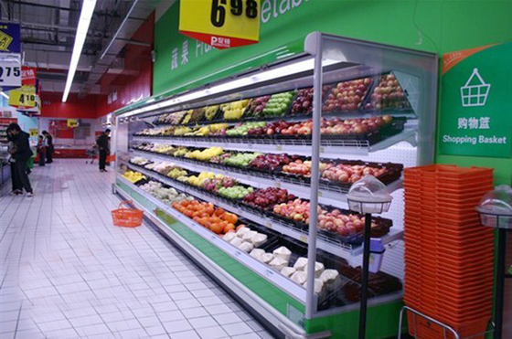 Supermarkt Multi-Schreibtisch offener Kühler/Reichweite-in der Getränkekühlvorrichtung 2℃ - 10℃