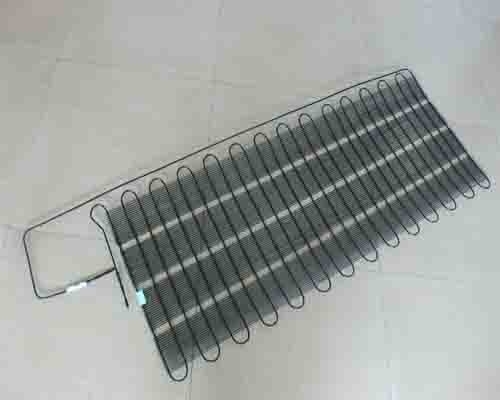 _ Good price wire on tube refrigerator condensers (570mm*20row*2tube) with steel wires