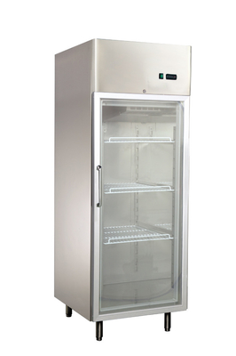 _ Upright Glass Door Refrigerators 550L , Single Door Commercial Beverage Cooler