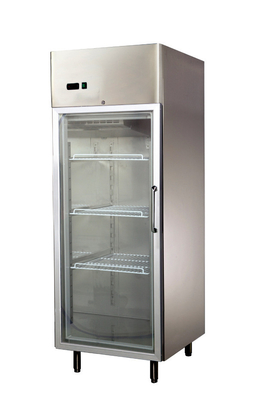_ High Efficiency Glass Door Compact Refrigerator Freezer For Bar , 740x870x2050