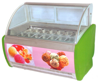 4 Behälter - 20 Behälter Countertop-Eiscreme-Anzeigen-Gefrierschrank, Gelato-Gefrierschrank-Anzeige