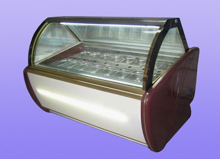 _ Ice Cream Display Fridges 20 Pans -22°C - 18°C Energy-saving