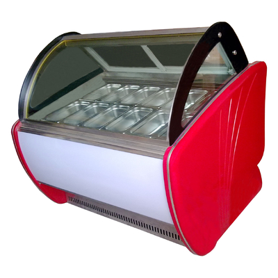 _ Ice Cream Display Fridges 20 Pans -22°C - 18°C Energy-saving