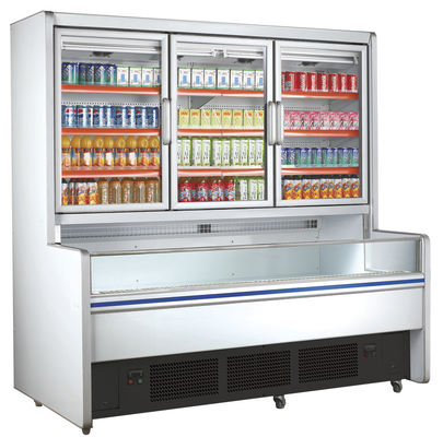 Kleinhandelsgetränkekühlvitrine mit 3 Glastüren