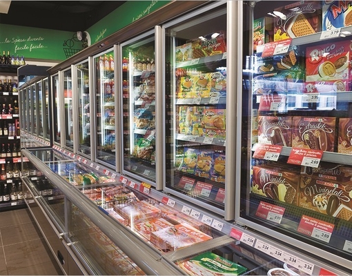 Kleinhandelsgetränkekühlvitrine mit 3 Glastüren