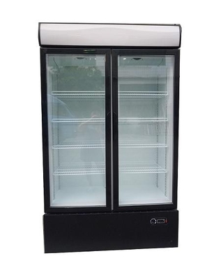 Vertikaler Anzeigen-Gefrierschrank 5 Schichten, Grad des 2 Tür-Handelsanzeigen-Gefrierschrank--25