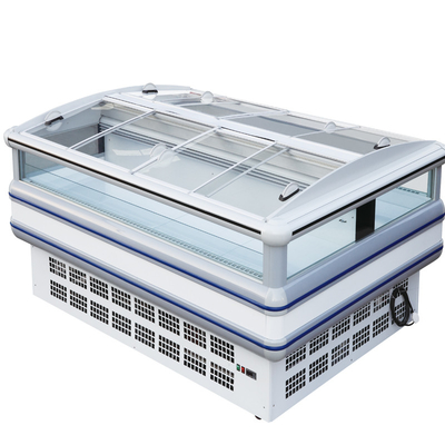 _ SuperMarket Sliding Door Commercial Display Freezer / Refrigerator With CE / ROHS