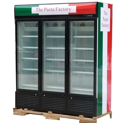 3 automatische Türen entfrosten aufrecht Handelsventilator-abkühlende Pendeltür des anzeigen-Gefrierschrank--25°C