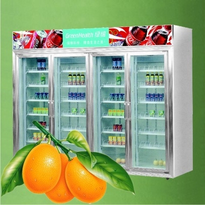 _ Superstore Glass Door Chiller / Cooler / Refrigerator / Freezer Showcase