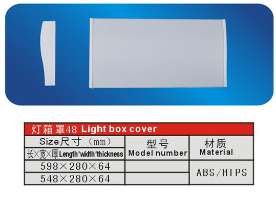 Umweltschutz ABS / Hüften Kühlschrank Gefriertruhe Teile Licht Box Cover mit OEM