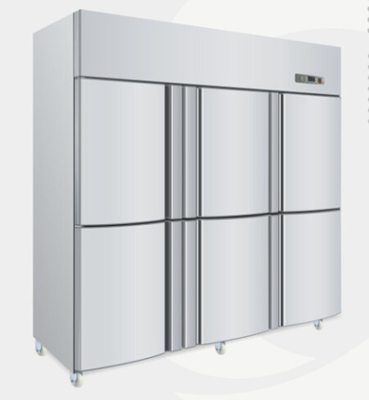 _ 220V Stainless Commercial Refrigerator Freezer For Government / School