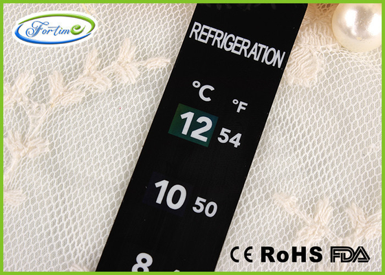 _ LCD Color Change PVC Fridge Thermometer Card For Promotion Gift 0 ~ 12℃ High Accuracy