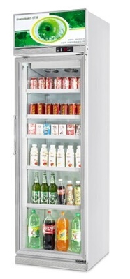 Weißer großer Handelsglastür-Gefrierschrank 5 Glas-Tür für Getränkekühlvorrichtung