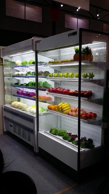 _ Full Glass Small Multideck Fridge Fruits Display Showcase For Convenient Store