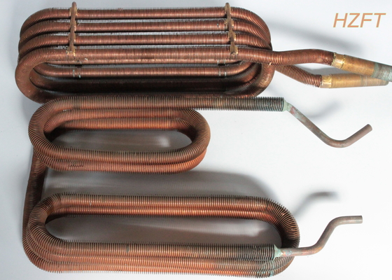 ISO-Kupfer-Nickel-Flossen-Spulen-Wärmetauscher im Abkühlungs-Kondensator/im Abkühlungs-Verdampfer