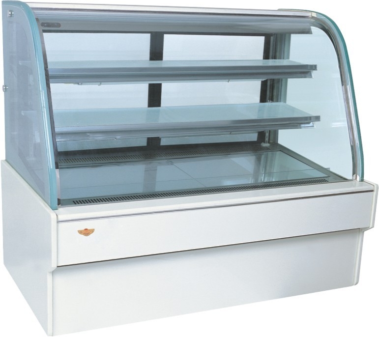 Bäckerei-/Brot-niedriger Marmorkuchen-Anzeigen-Gefrierschrank zwei Schichten 1800 x 730 x 1250
