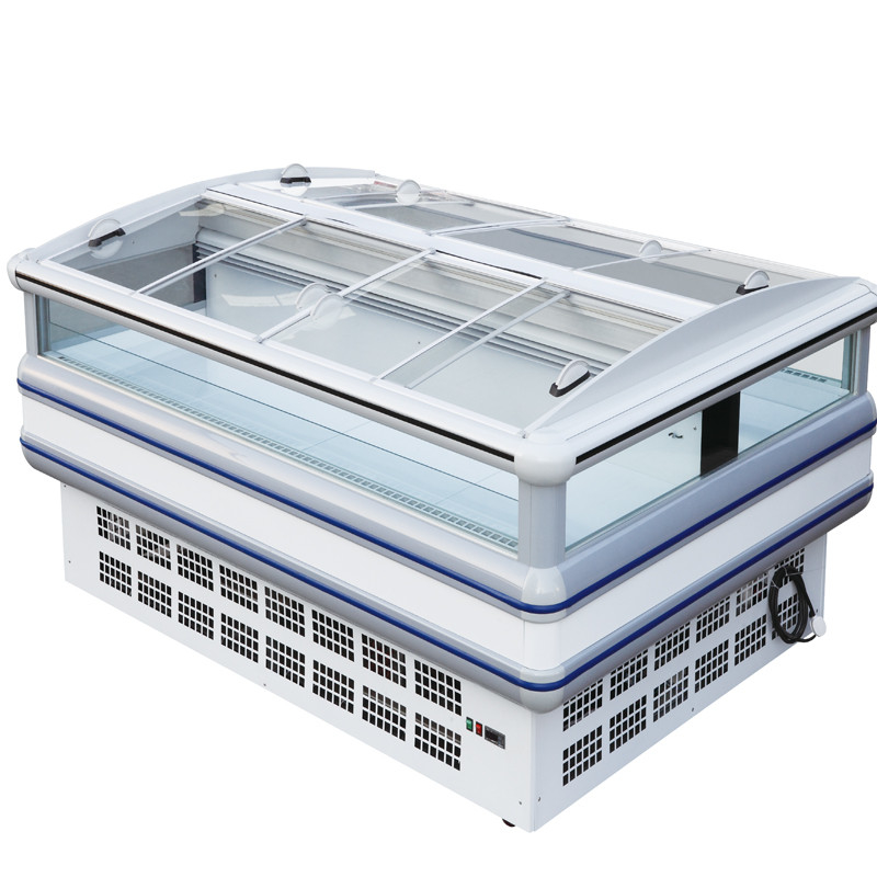 _ SuperMarket Sliding Door Commercial Display Freezer / Refrigerator With CE / ROHS