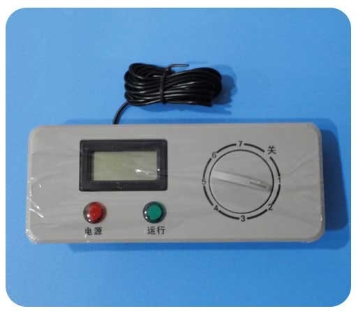 Graue ABS Digital Platte Heater Thermostat mit Draht-rotem und grünem Indikator des Schalter-LED