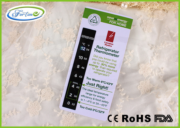 _ Household Color Changing PVC LC Fridge Freezer Thermometer Strips for Promotion